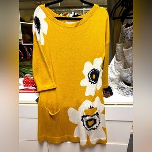 Anthropologie—-Field Flower Sweater Dress